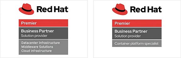 Logos: Red Hat Premier Partner